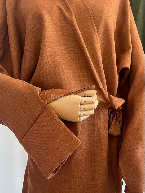 Ensemble kimono et jupe en lin - Muslim Paradise