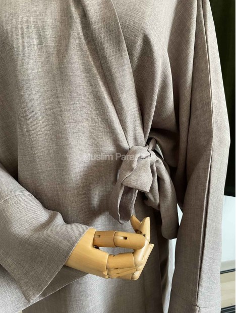 Ensemble kimono et jupe en lin - Muslim Paradise