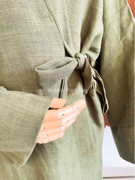 Ensemble kimono et jupe en lin - Muslim Paradise
