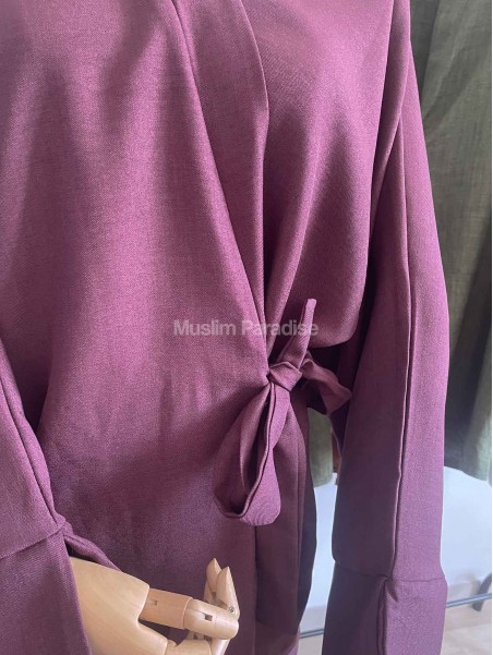 Ensemble kimono et jupe en lin - Muslim Paradise