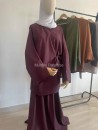 Conjunto kimono y falda de lino - Muslim Paradise