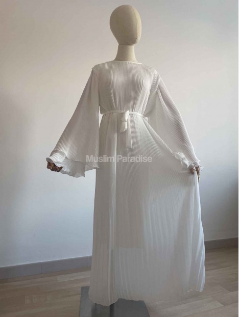 abaya plissée