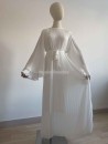 abaya plissée