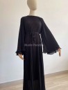 Robe longue plissée à volant - Robe longue pas cher - Muslim Paradise
