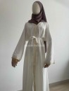 abaya orientale blanche