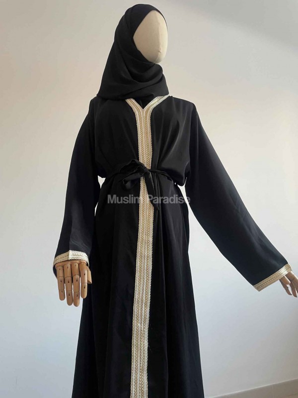 abaya orientale noir