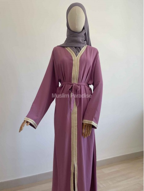 abaya orientale rose