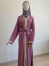 abaya orientale rose