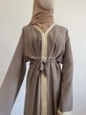 Abaya aid taupe