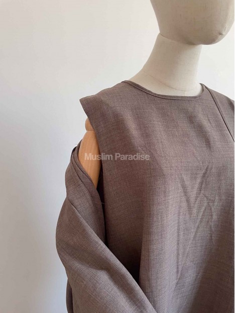 ensemble lin taupe muslim paradise