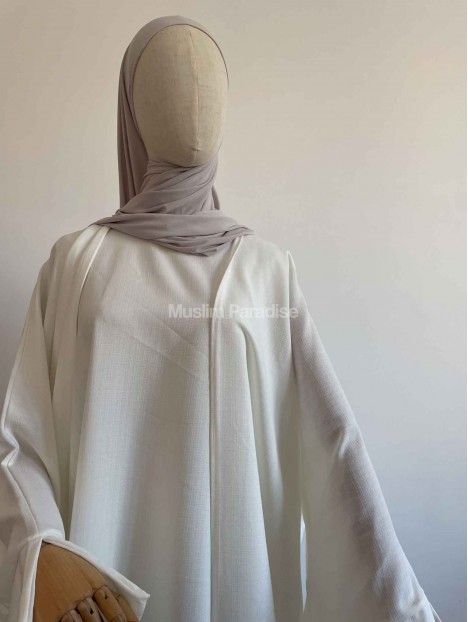 ensemble lin blanc muslim paradise