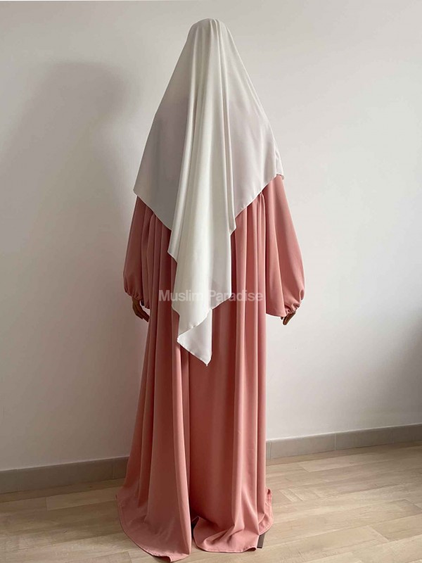 abaya khimar rose clair muslim paradise