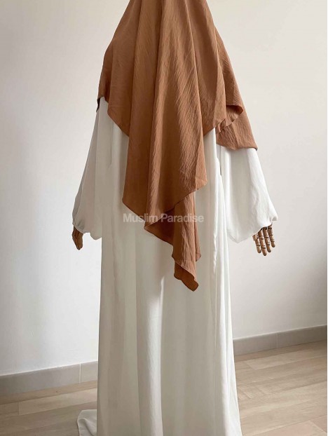 Abaya Jazz blanche