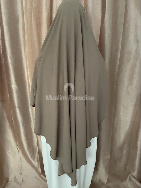 Khimar Jazz taupe pas cher