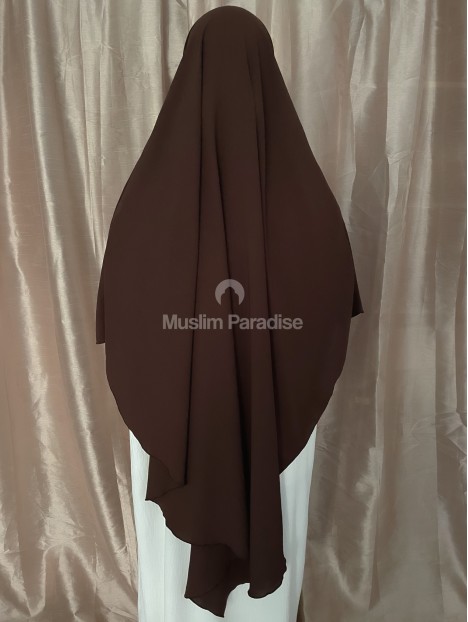 Khimar Jazz Marron
