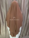 khimar soie de medine beige sable