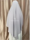 Khimar gris soie de medine