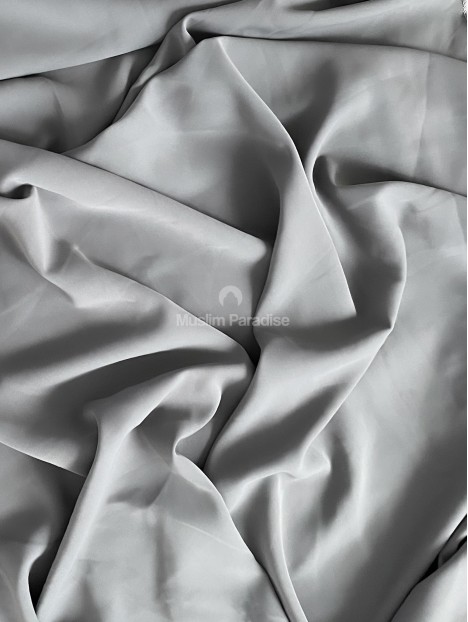 khimar soie de medine pas cher gris foncé