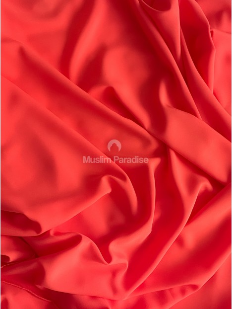 Khimar soie de medine rose nacara