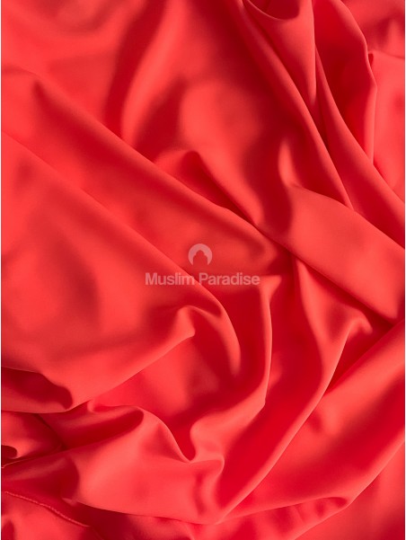 Khimar soie de medine rose nacara