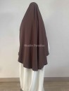 khimar carré soie de medine taupe