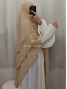 khimar long beige