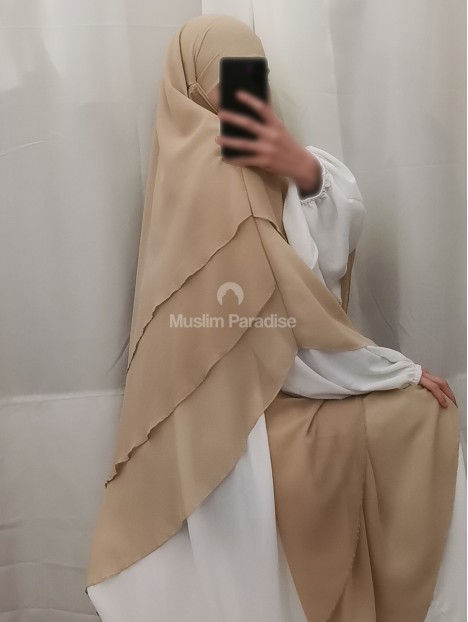 Khimar 3 voiles à petit prix - Muslim Paradise