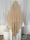 khimar 3 voiles pas cher beige