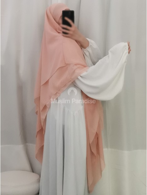 Khimar 3 voiles pas cher