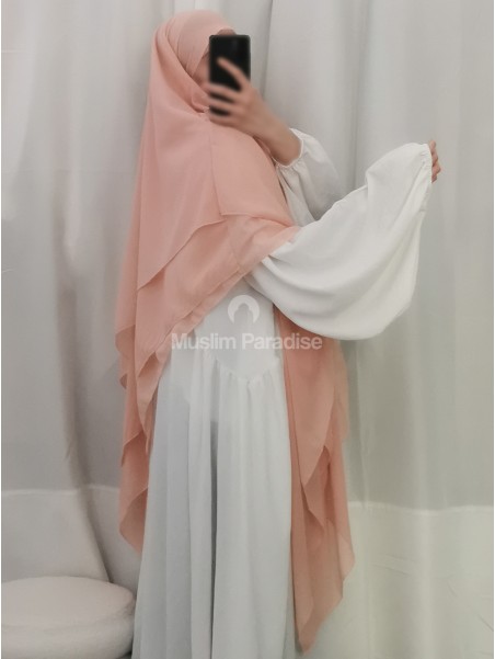 Khimar 3 voiles pas cher