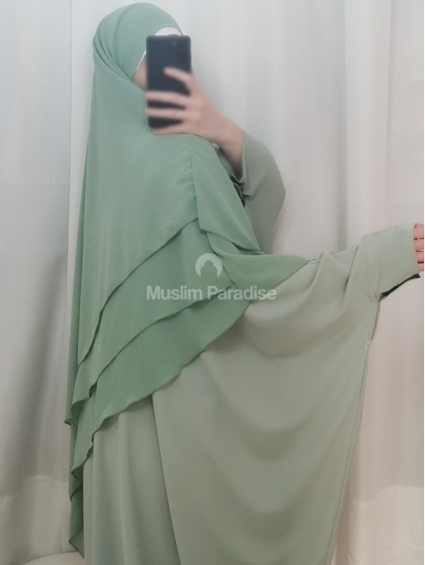 Khimar Vert D'eau Muslim Paradise