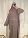 abaya basique taupe