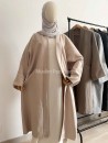 Manteau beige avec poches