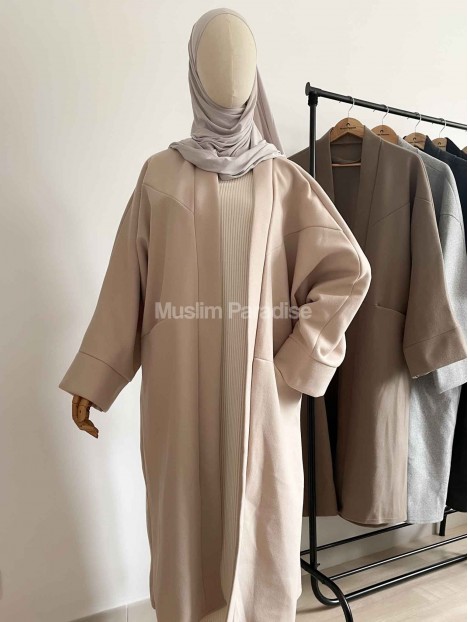 Manteau mastour beige