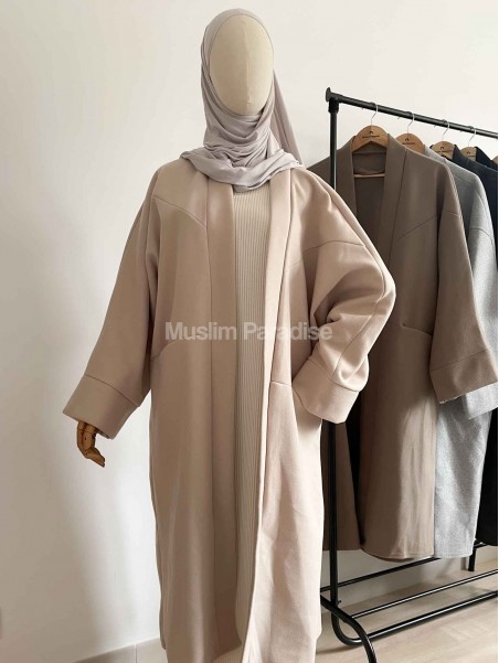 Manteau mastour beige