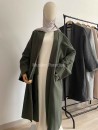 Manteau abaya kaki