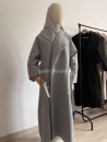 Manteau Mastour elegant gris clair