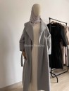 Manteau Mastour gris clair