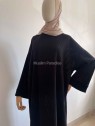 Abaya velour noir