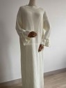 Robe pull blanche Muslim Paradise