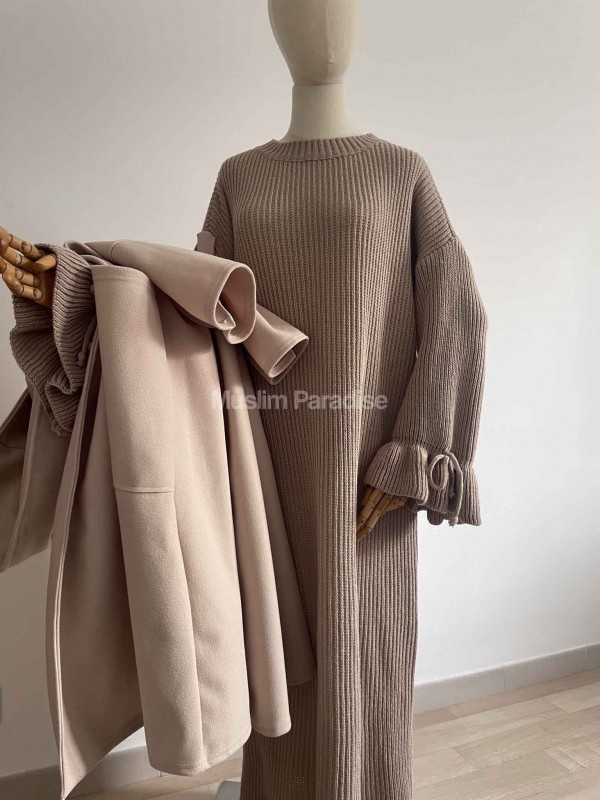 Robe pull Muslim Paradise Taupe