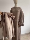 Vestido pull largo con nudos - Vestido de invierno - Muslim Paradise