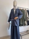 Ensemble tailleur jupe bleu