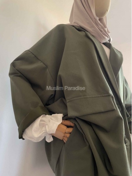 Ensemble tailleur jupe kaki