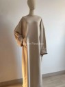 Abaya confy beige