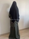 Ensemble basique jupe kaki