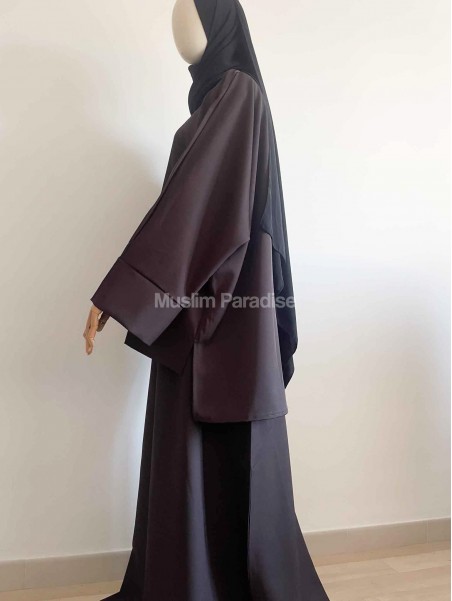 Ensemble basique jupe marron