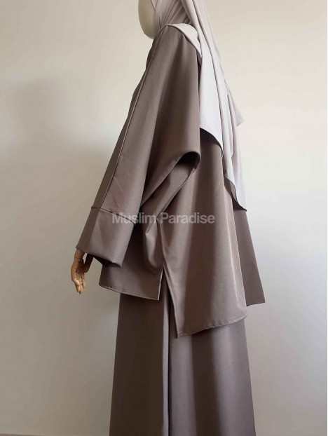 Ensemble femme musulmane taupe