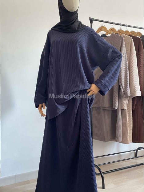 Ensemble mastour en velour