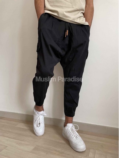 Pantalones Sarouel Cargo Elásticos - Sarouel Modernos - Muslim Paradise